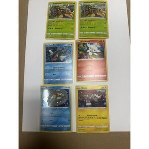 Pokemon lot of 6 HD mew swirls fart 🌀 promos NM-Dmg blitzle scorbunny‎
